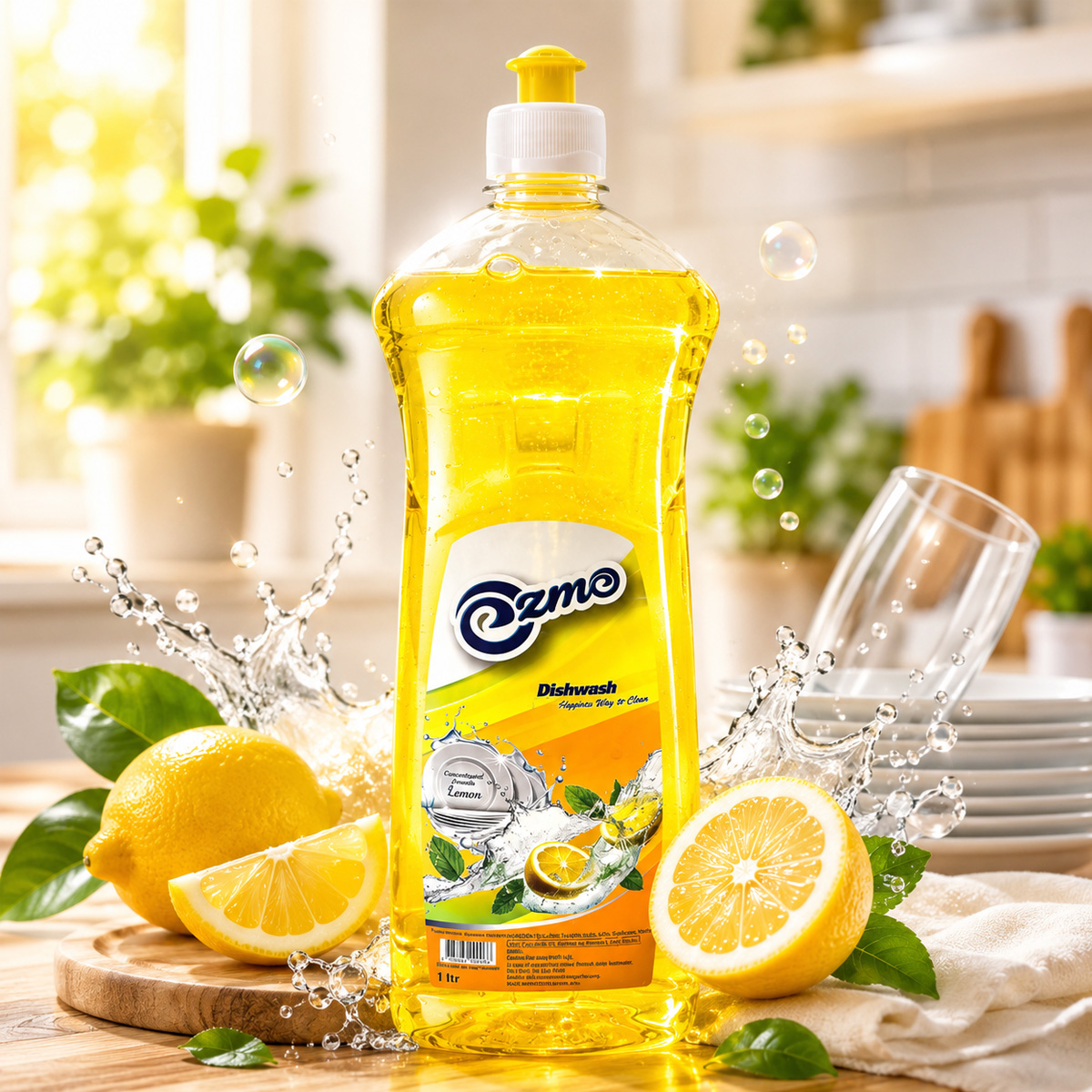 Ozmo Lemon Dishwashing Liquid 1L