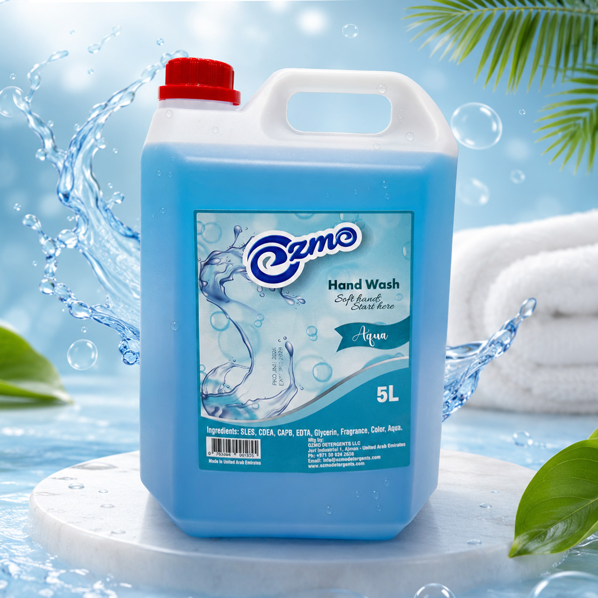 Ozmo Aqua Hand Wash 5L