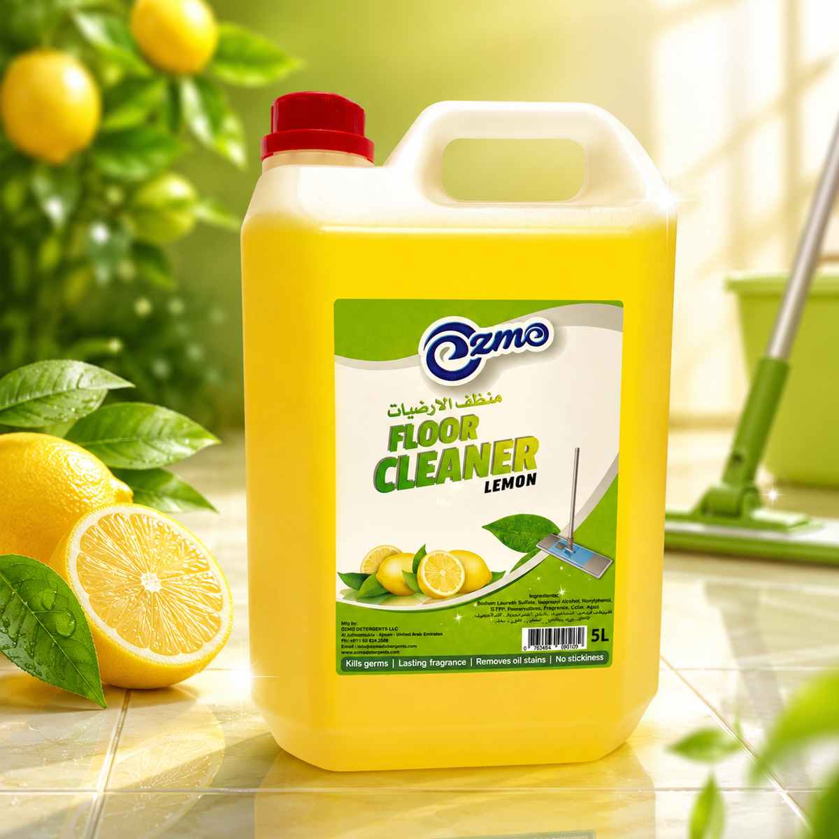 Ozmo Lemon Floor Cleaner 5L