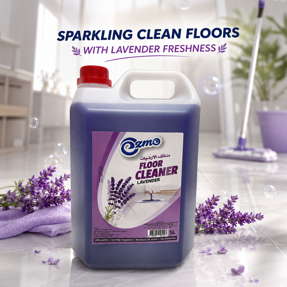Ozmo Lavender Floor Cleaner 5L