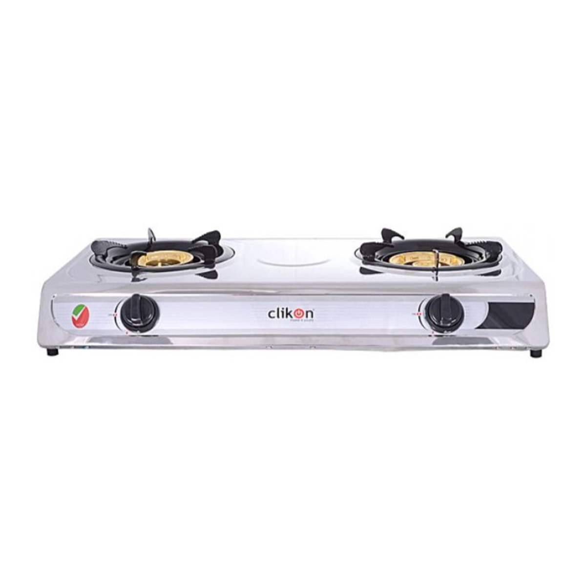 Stainless Steel 2-Burner Gas Stove