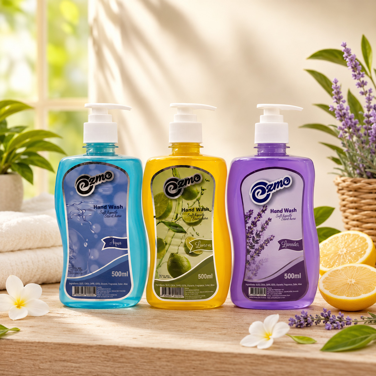 Ozmo Handwash 3x500ml