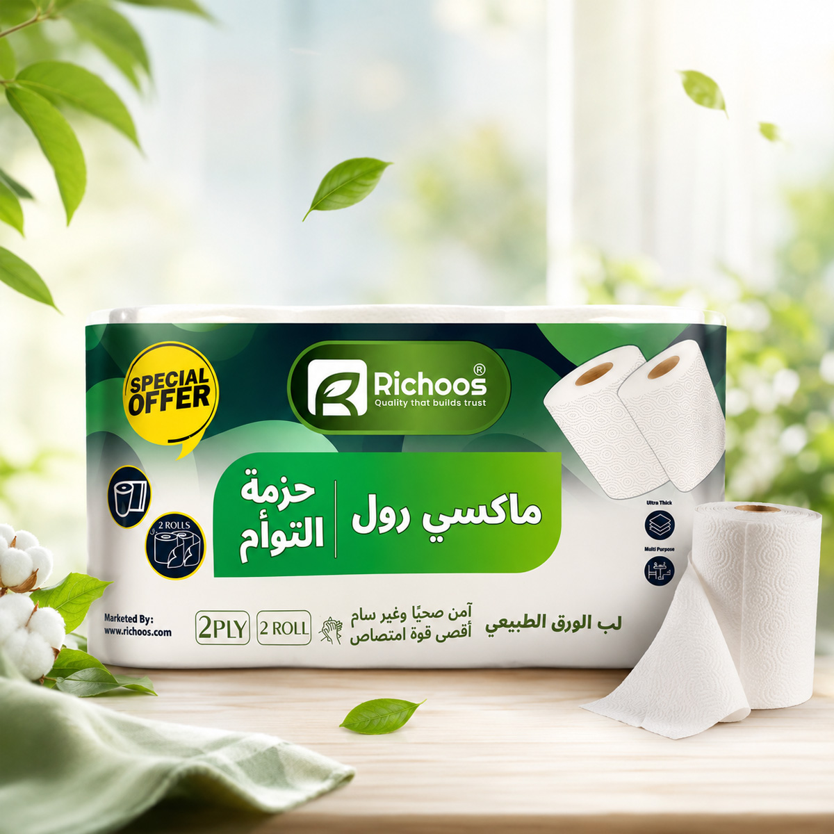 Richoos Maxi Roll 2 Ply
