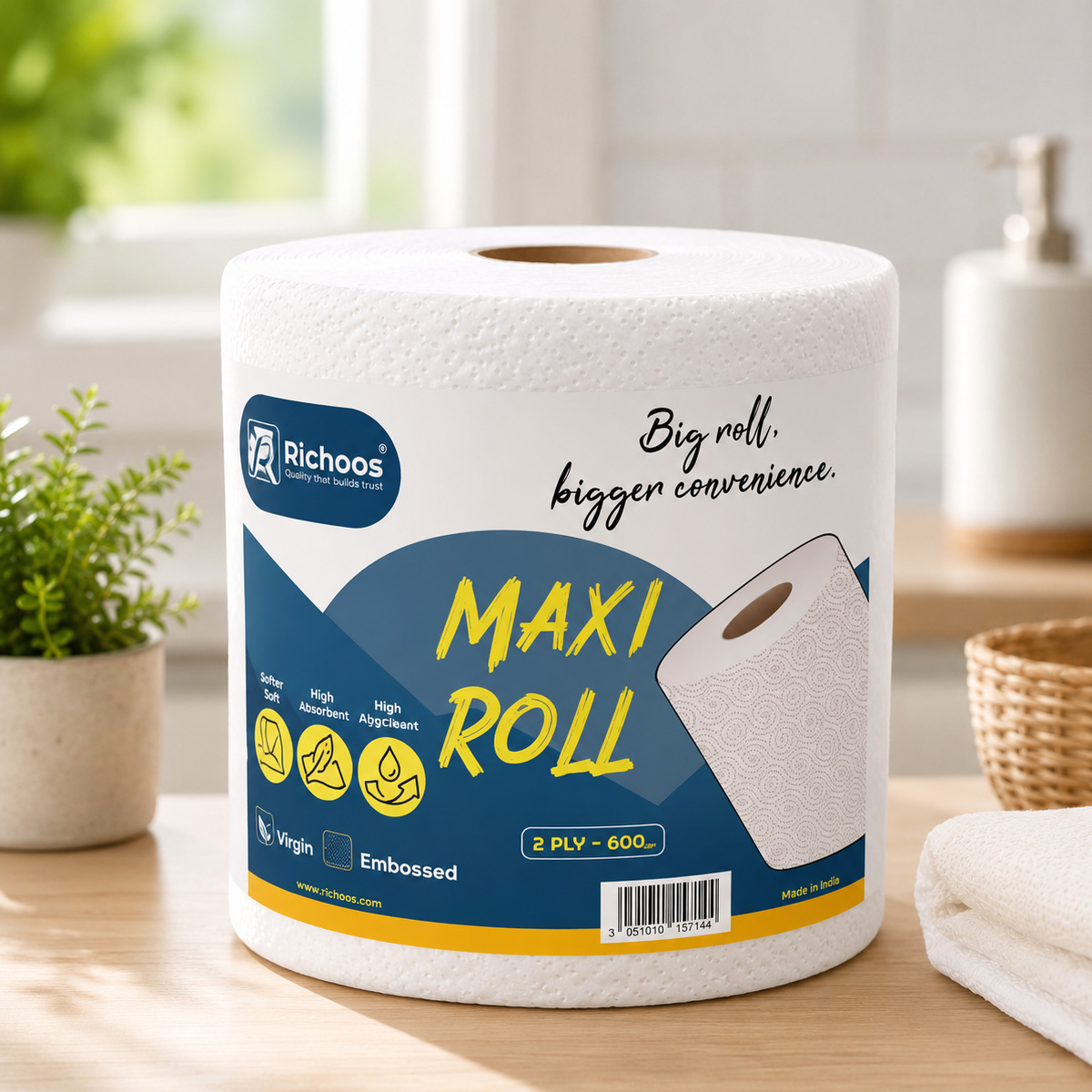 Maxi Roll 600g 2 Ply