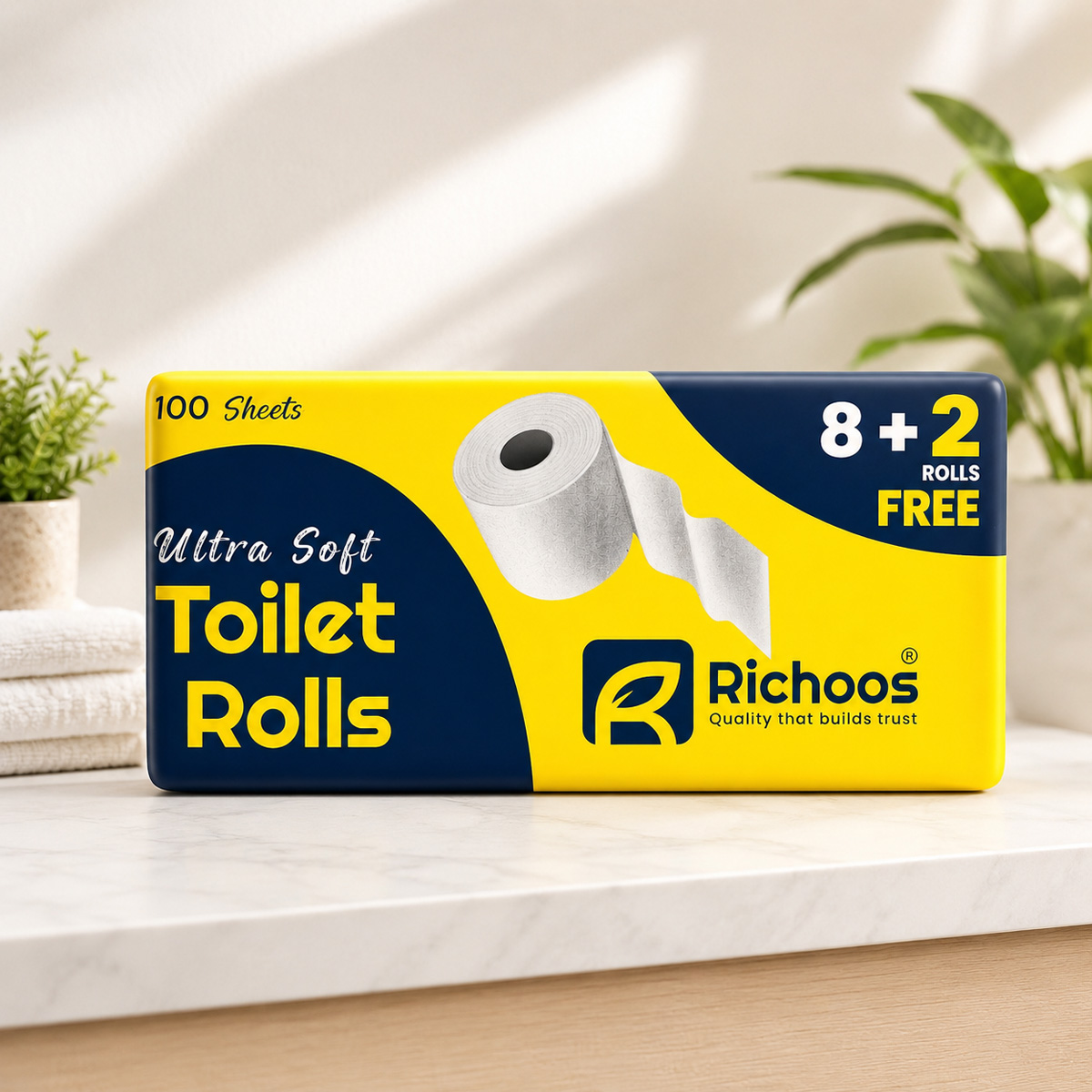 Toilet Rolls 2 Ply 100 Sheets