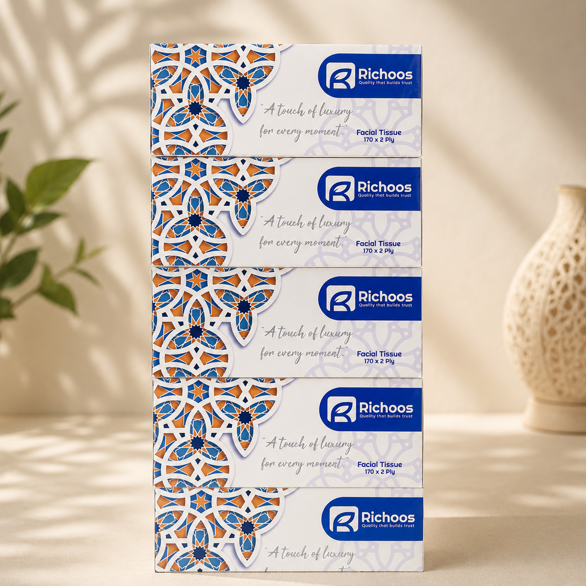 Facial Tissue 190x190 170 Sheets