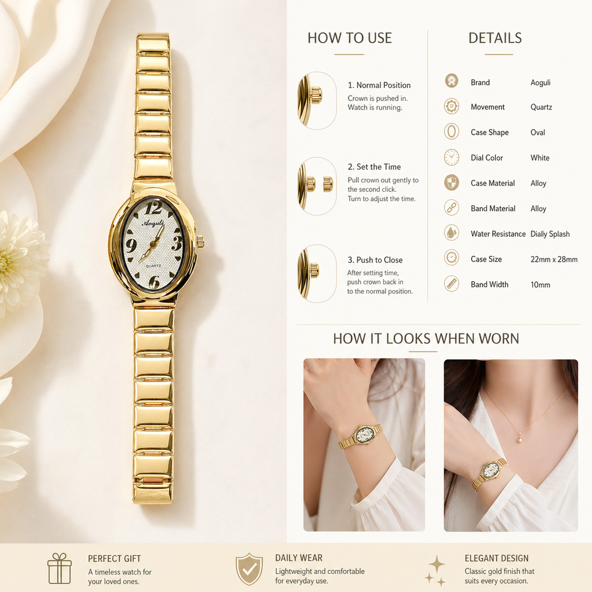 Ladies Metal Watch