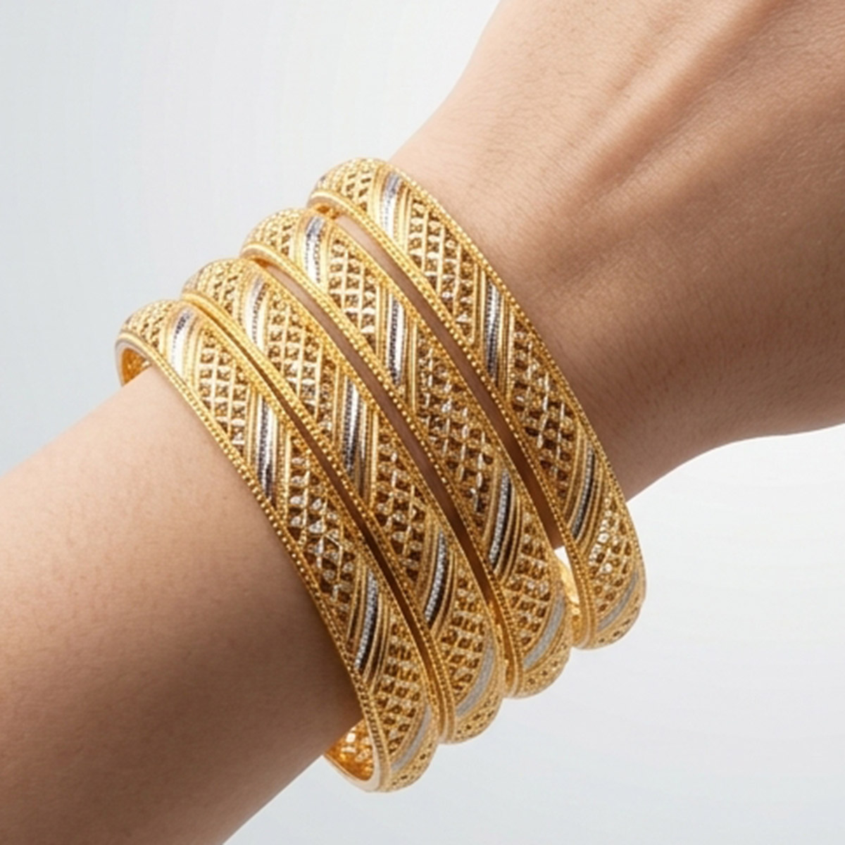 Golden Bangle Set