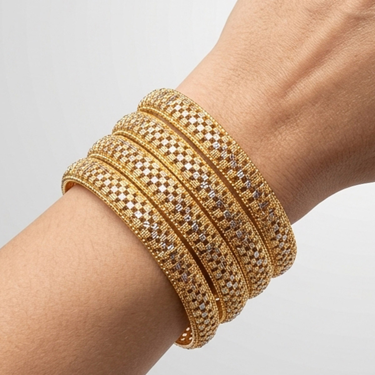 Golden Bangle Set