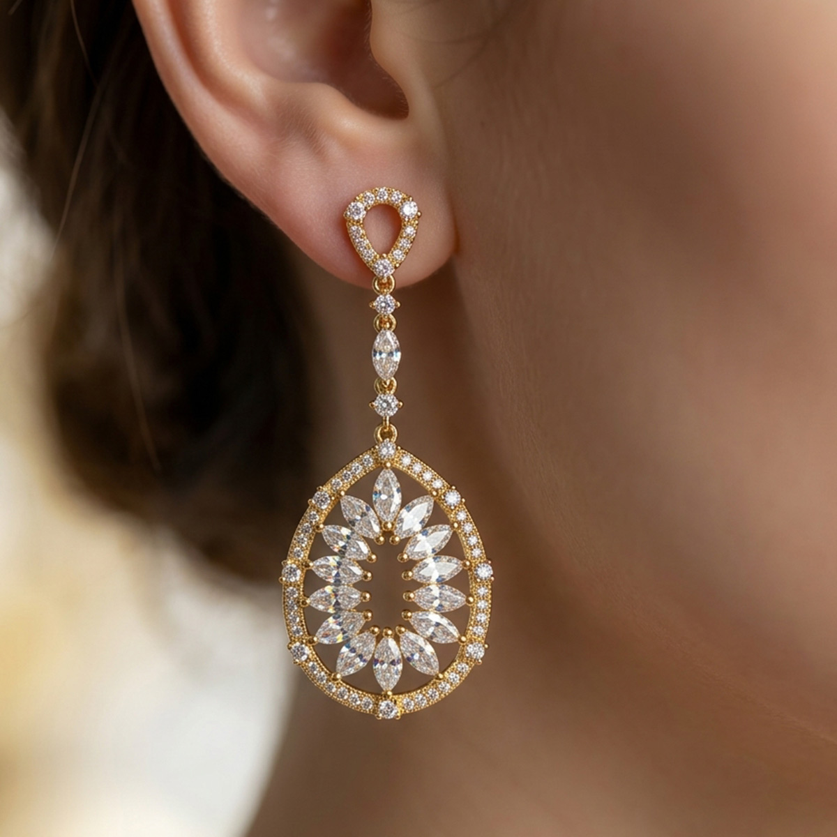 Zircon Earring