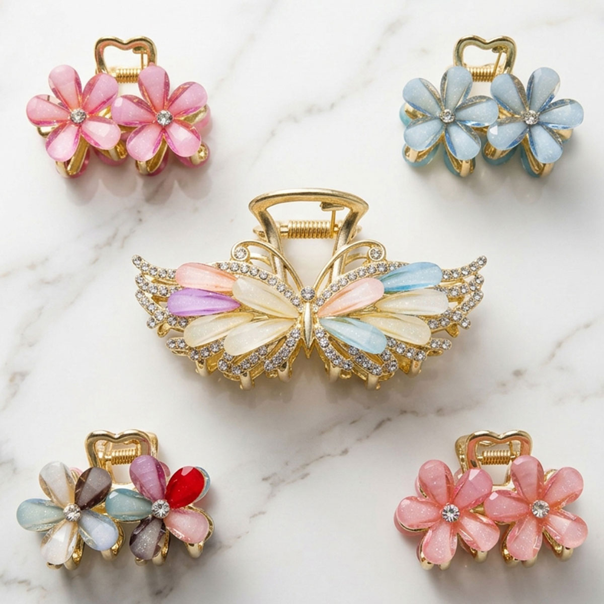 Metal Jaw Clip Set