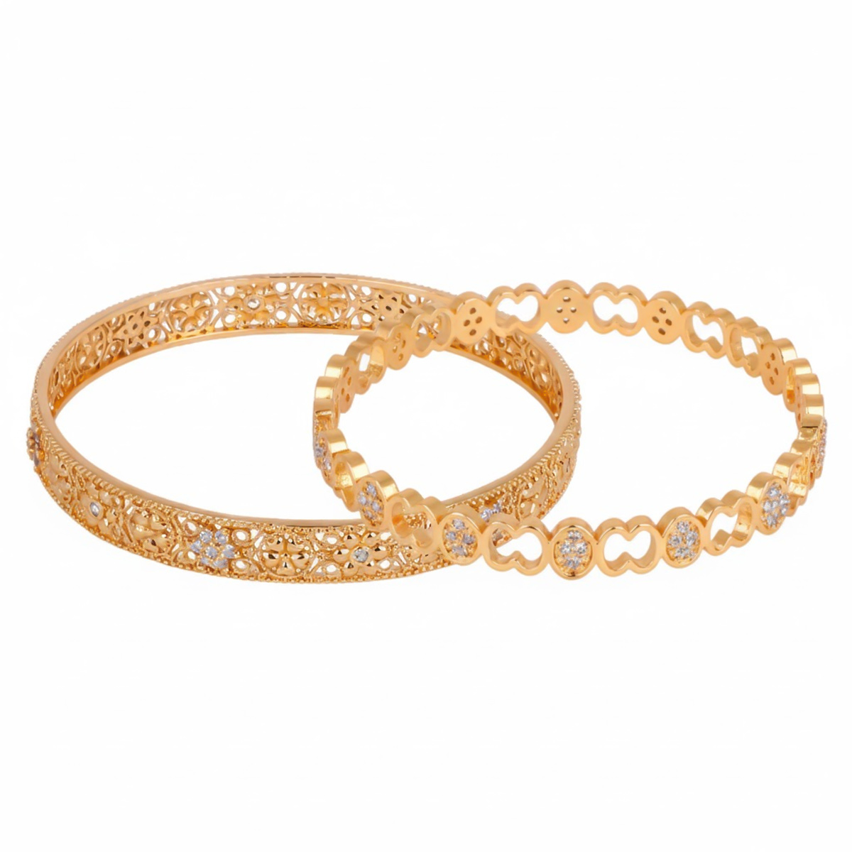 Cz Gold Bangle