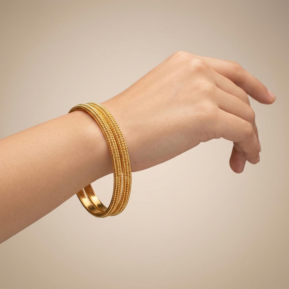 Golden Bangle 2 Piece