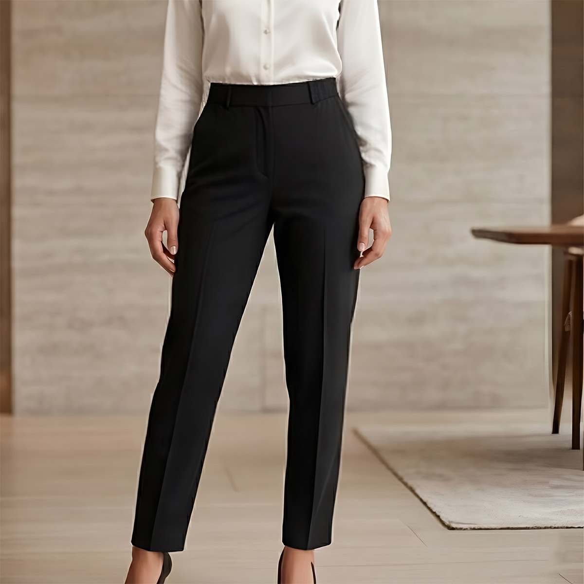 Ladies Formal Pant Elastic