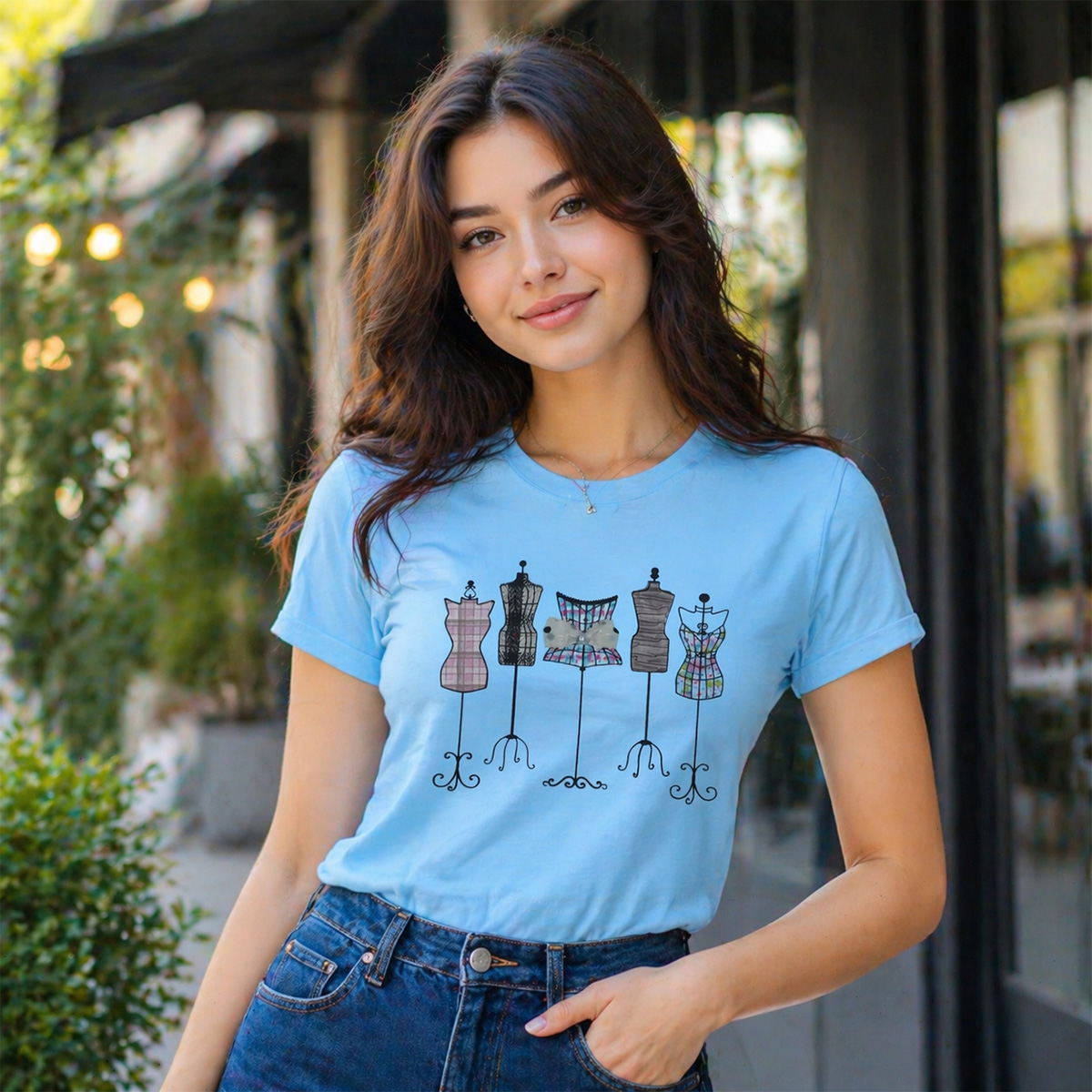 Ladies T-Shirt and Shorts Set