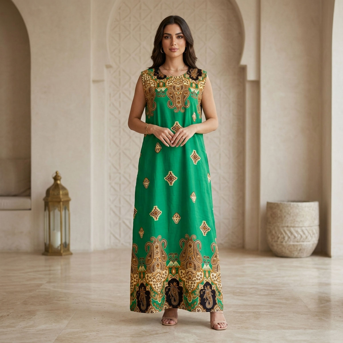Ladies Jalabiya Sleeveless