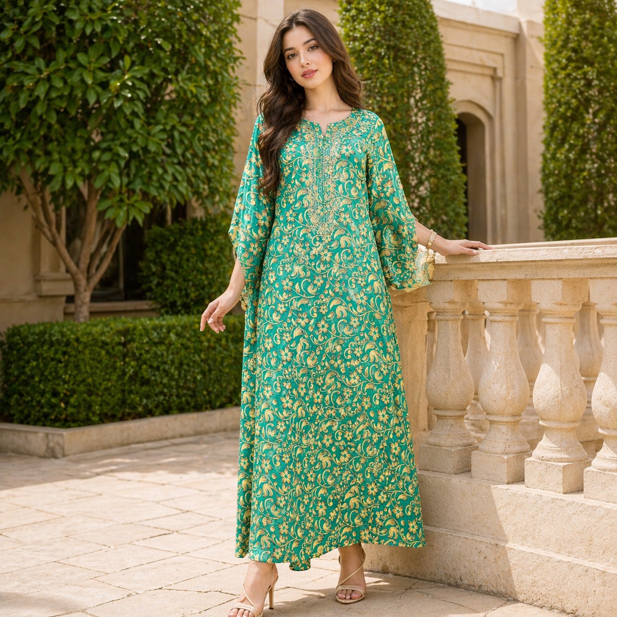 Ladies Baby Silk Mukhawar Jalabiya