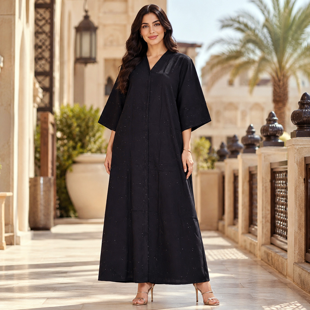 Ladies Dantel Abaya