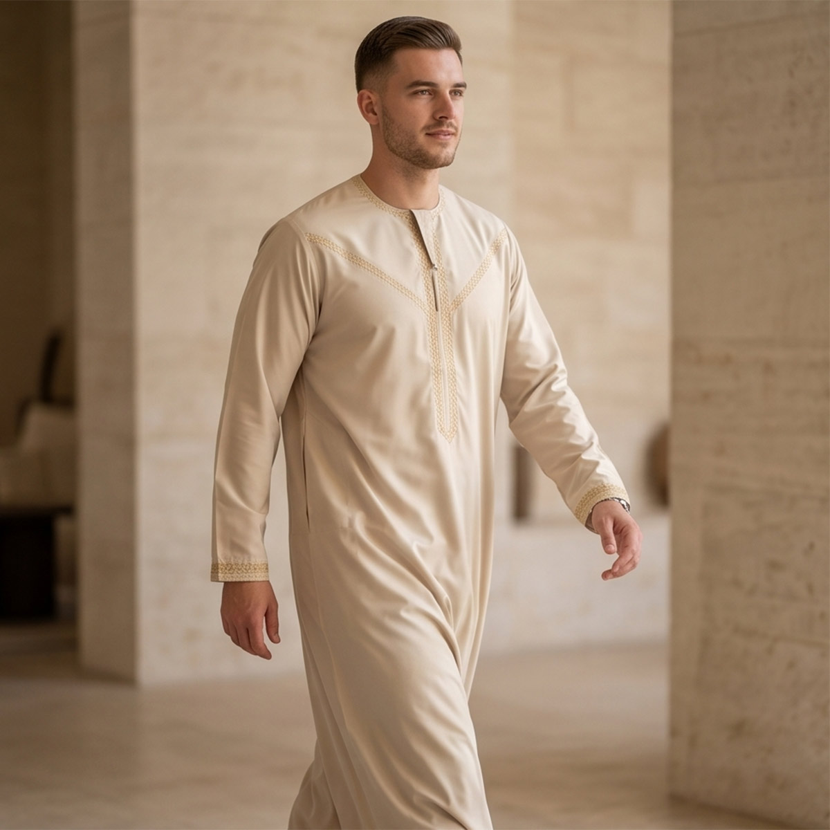 Men Kandoora White