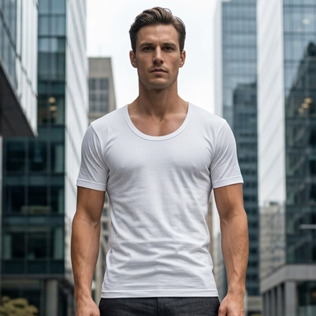 Men White T-Shirt Pack 3 Piece