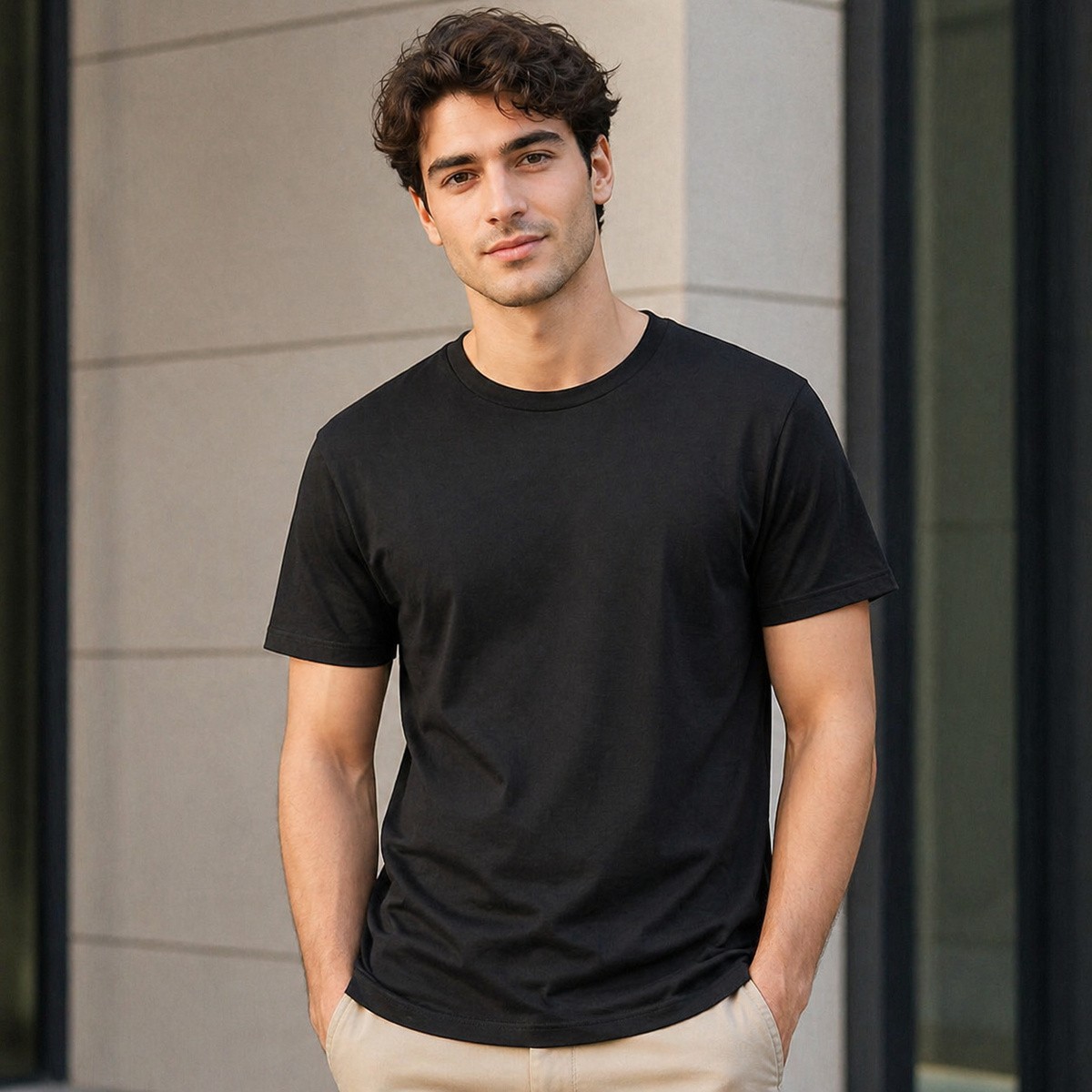 Mens Round Neck T-Shirt