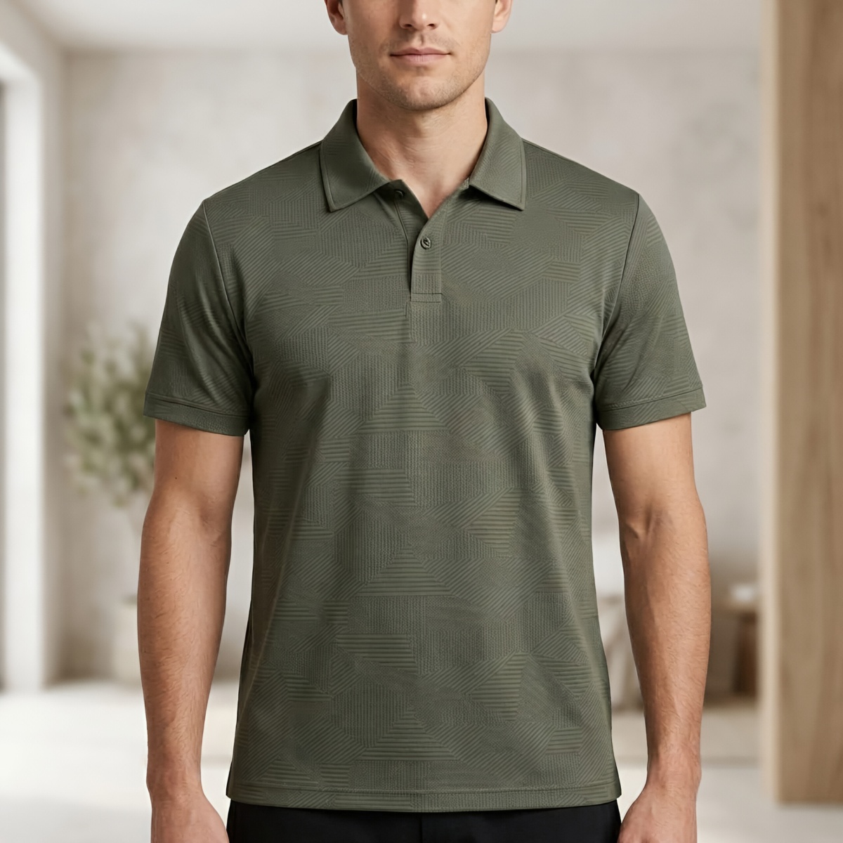 Men Polo T-Shirt Short Sleeve