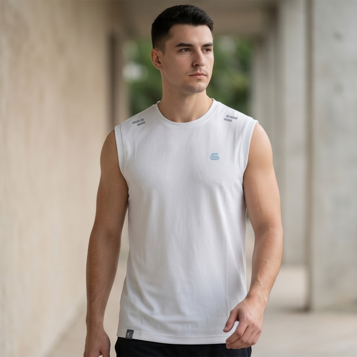 Men Sports T-Shirt Sleeveless