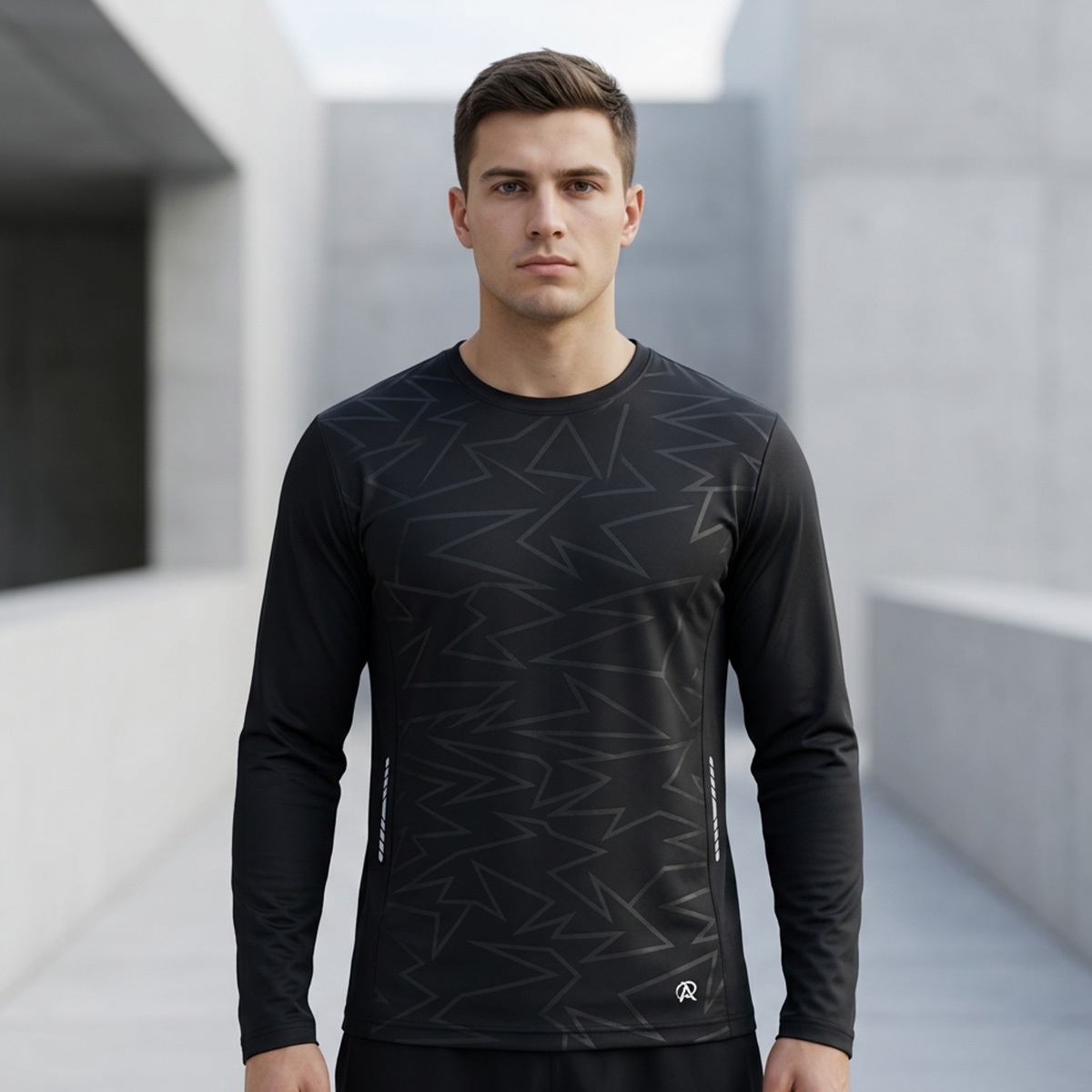 Men Sports T-Shirt Long Sleeve