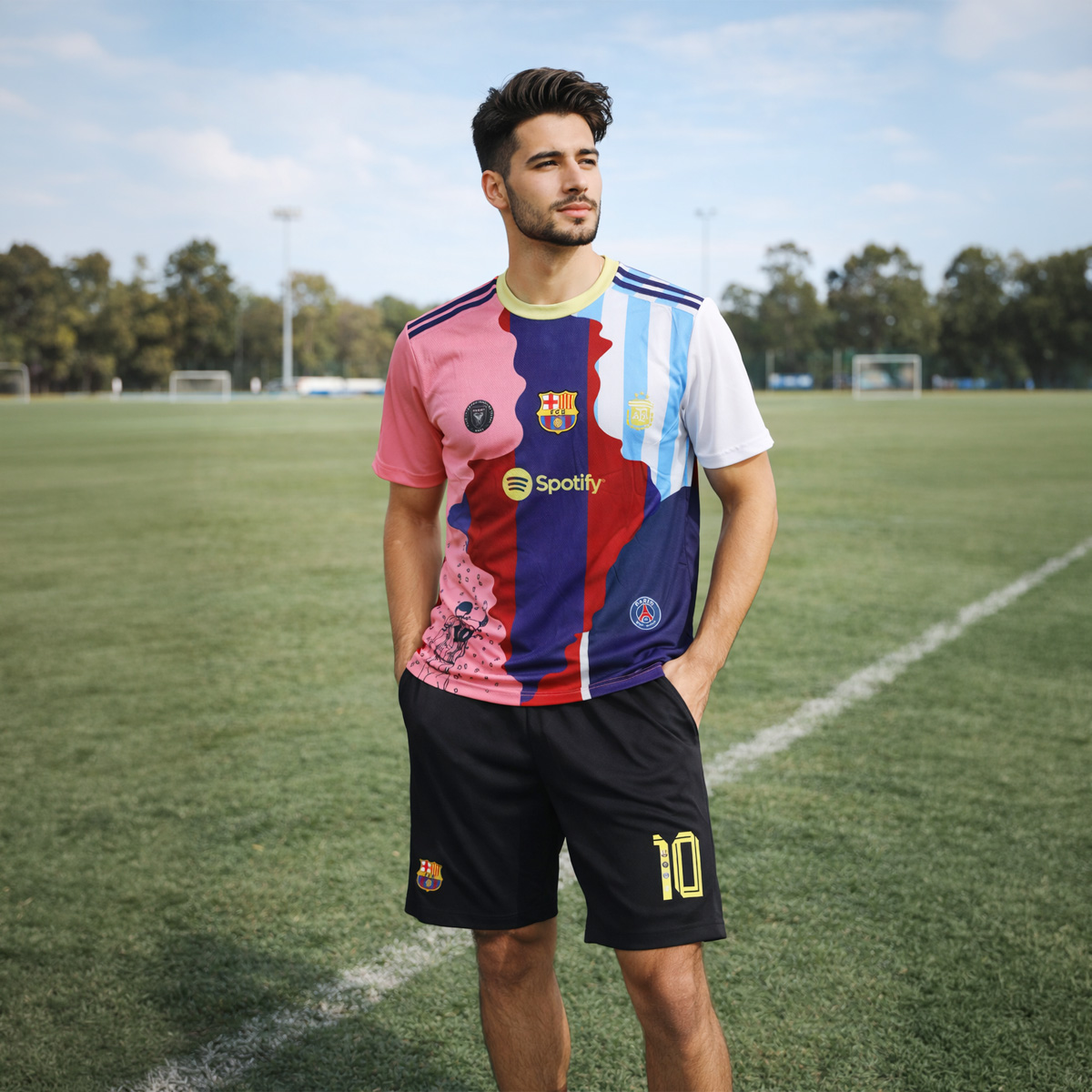 Men Football Set FCB Style