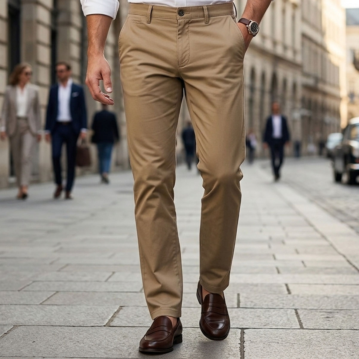 Men Regular Formal Pant Plain