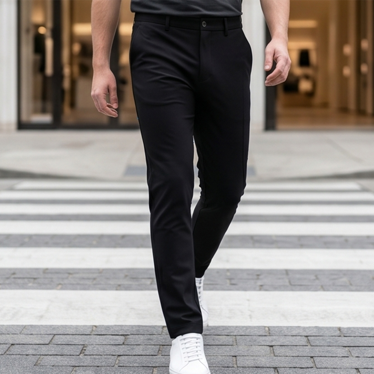 Men Regular Formal Pant Plain
