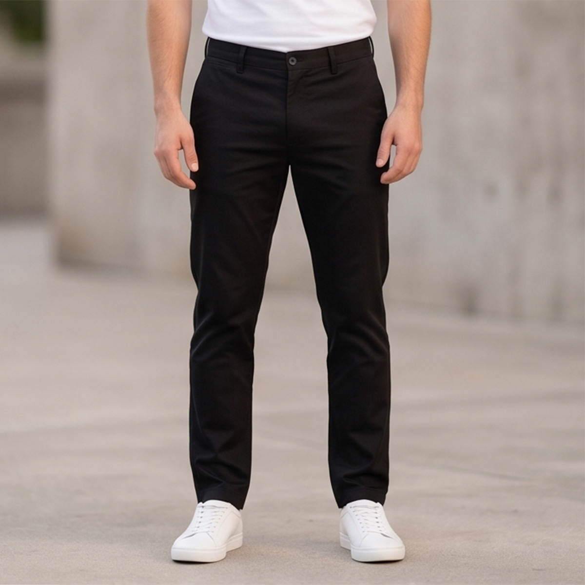 Men Regular Formal Pant Plain
