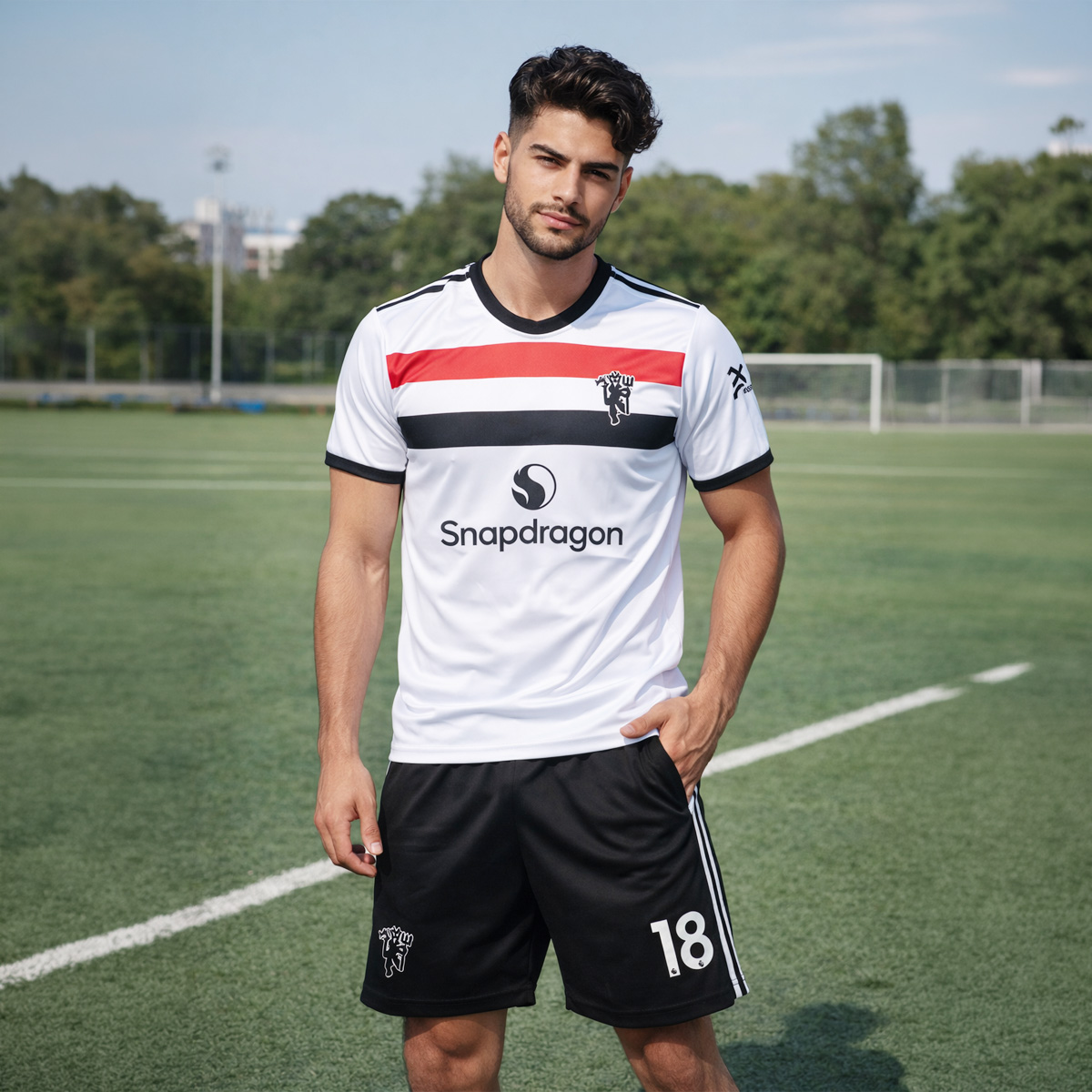 Men Football Shirt Set Manchester Style