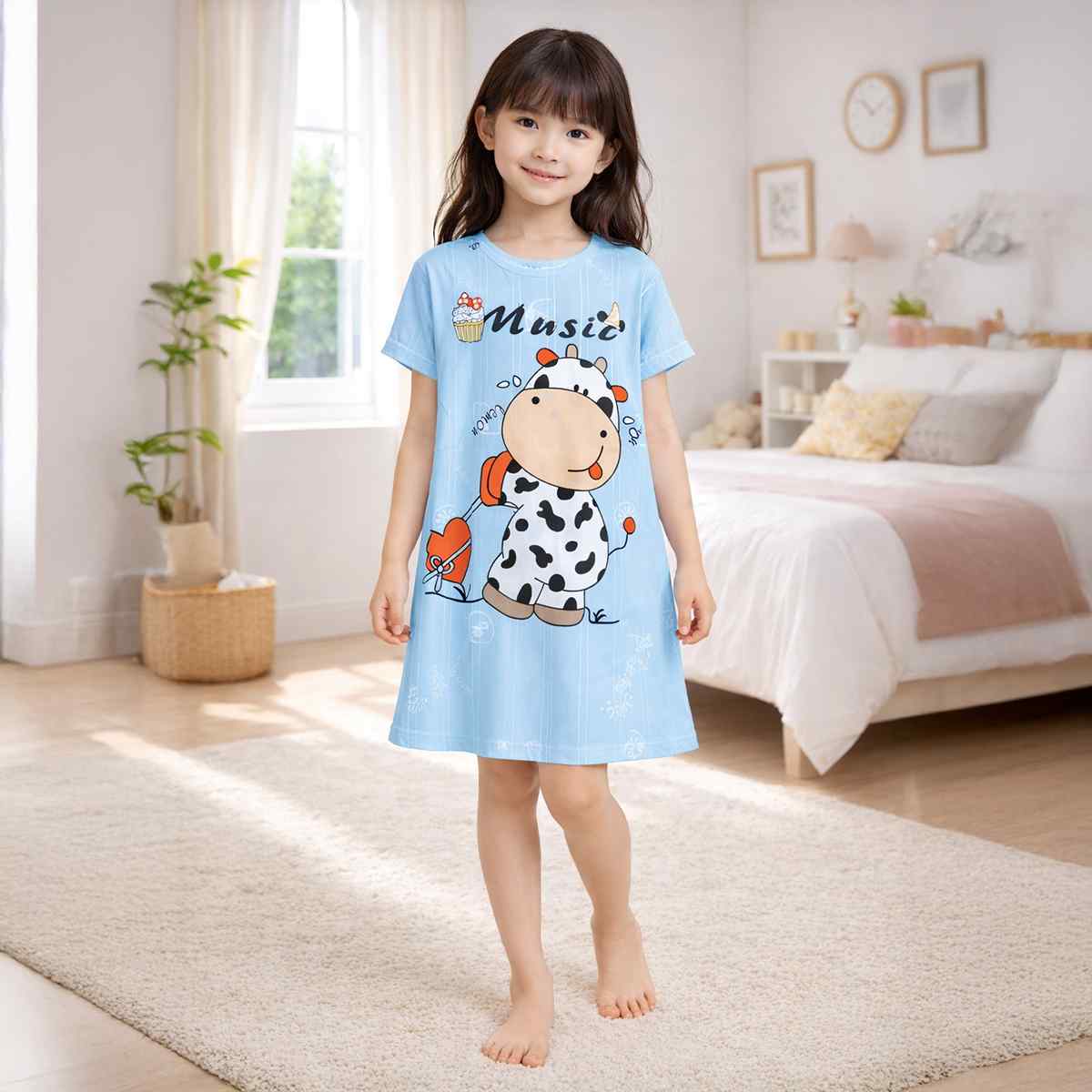Girls Midi Gown
