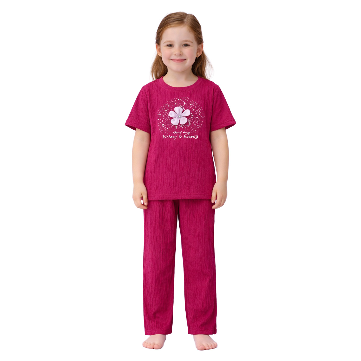 Girls Pyjama Set with T-Shirt 4-6Yrs
