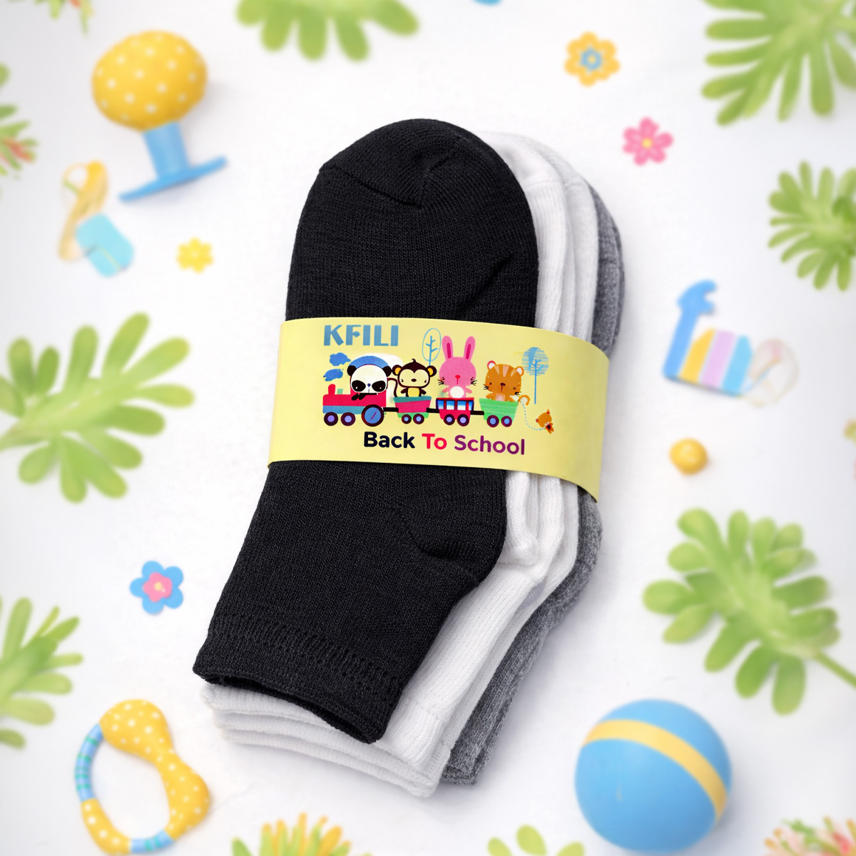 Boys Ankle Socks Set 3 Piece