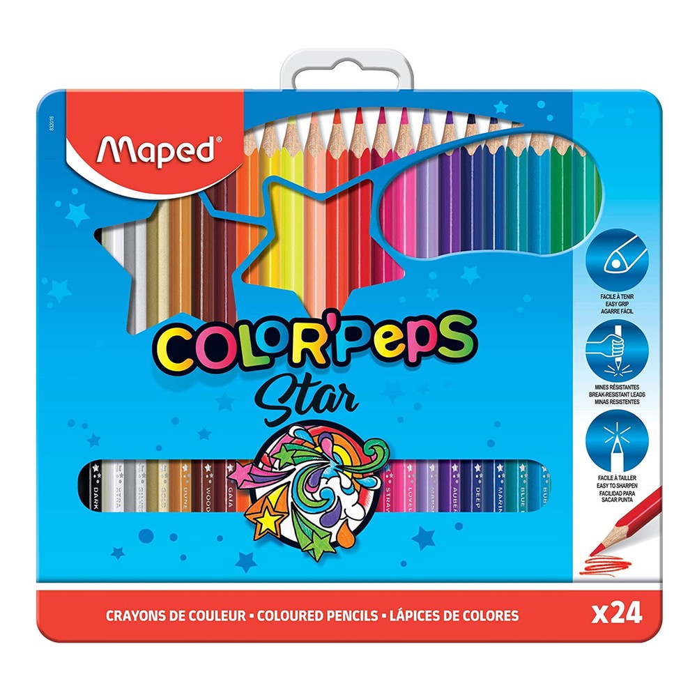 Maped Color'Peps Colored Pencils 24 Colors