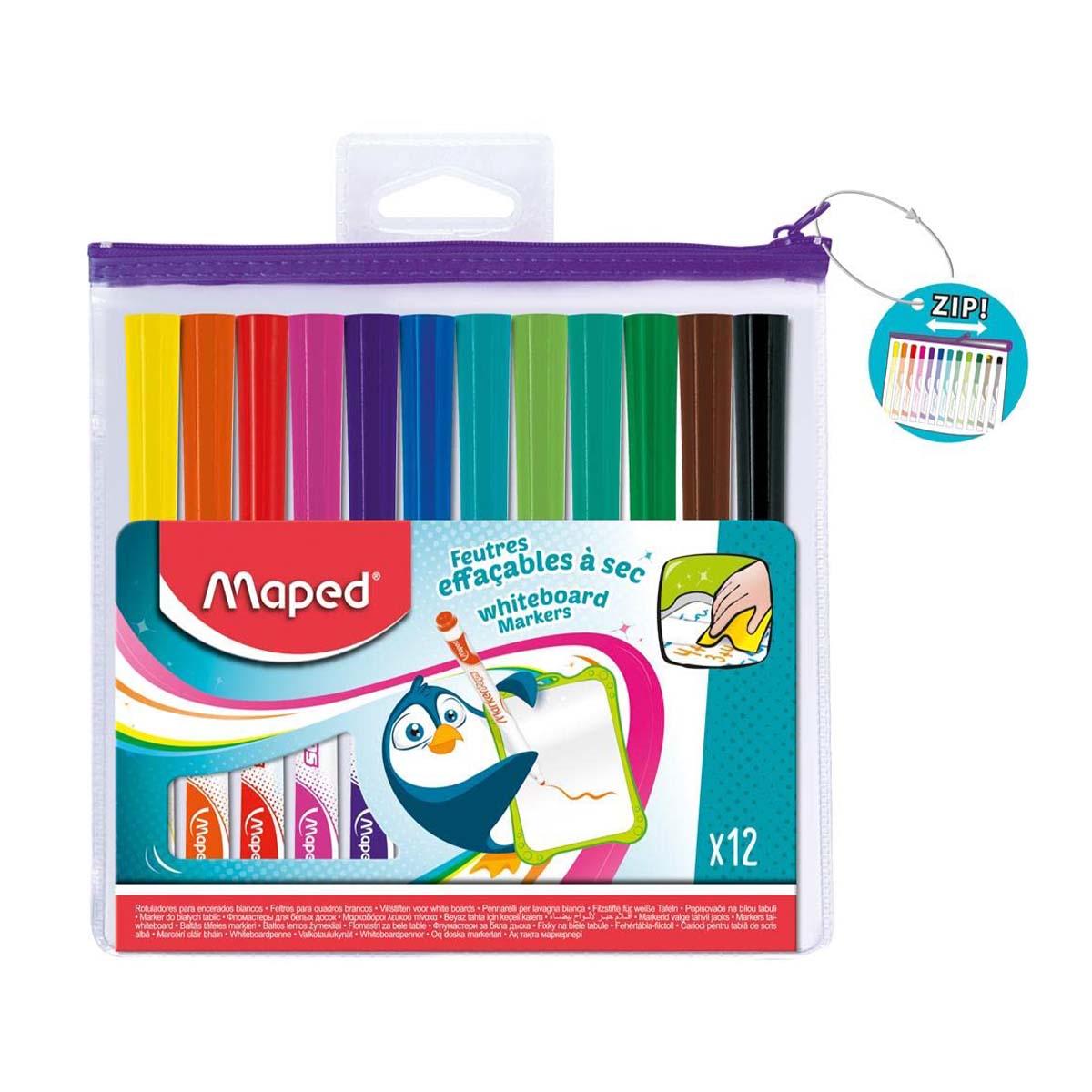 Maped Whiteboard Markers 12 Colors