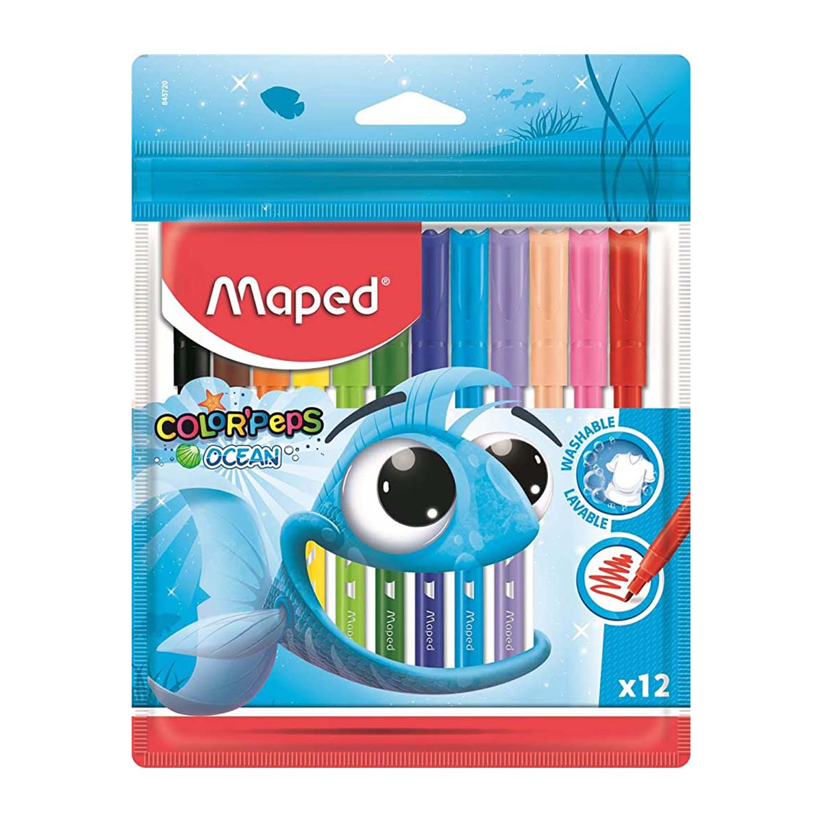 Maped Color'Peps Felt Tip Pens 12 Colors