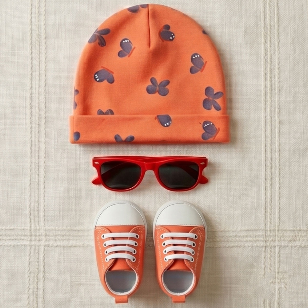 Girls Glasses Cap and Shoes Set