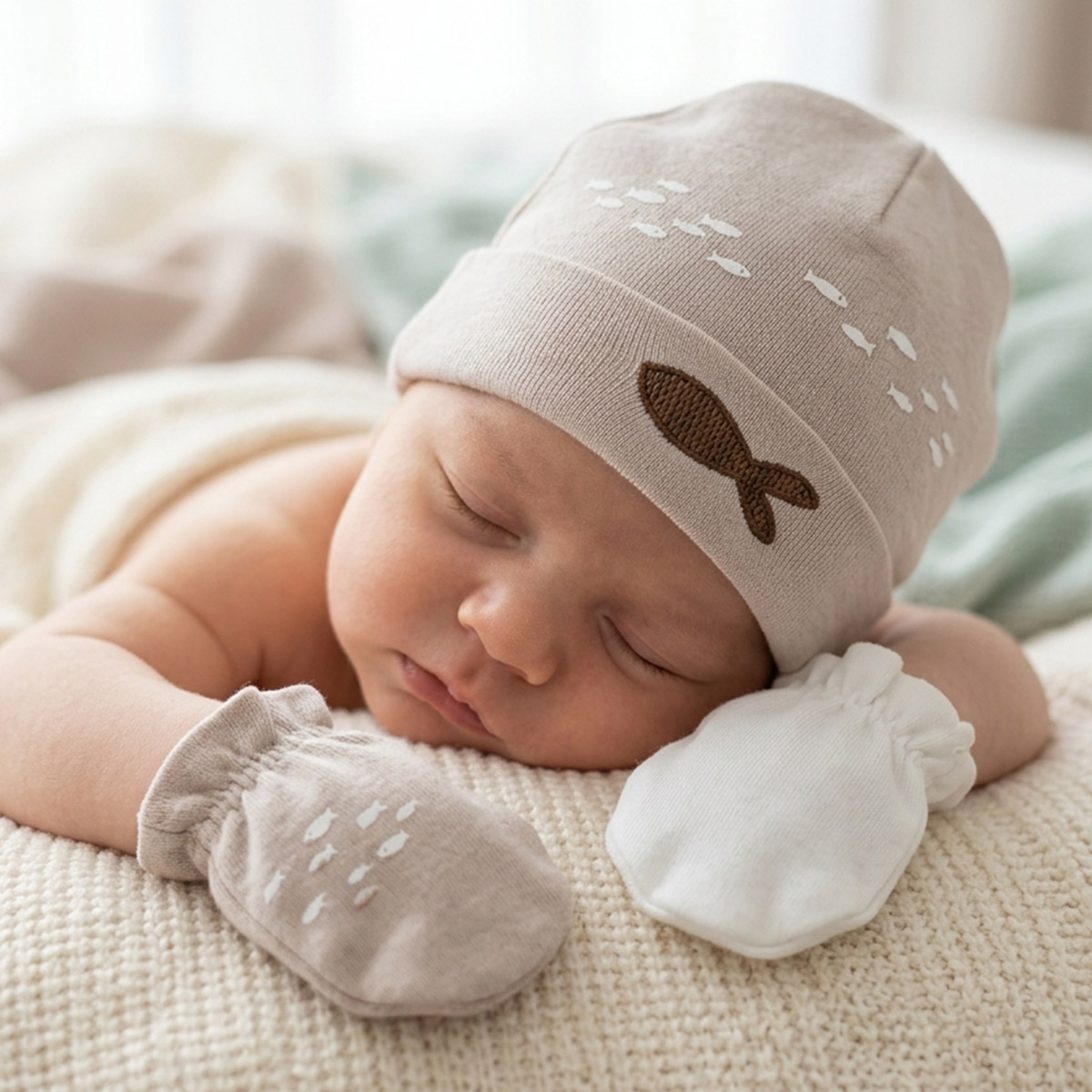 Baby Boys Cap Set 2 Piece