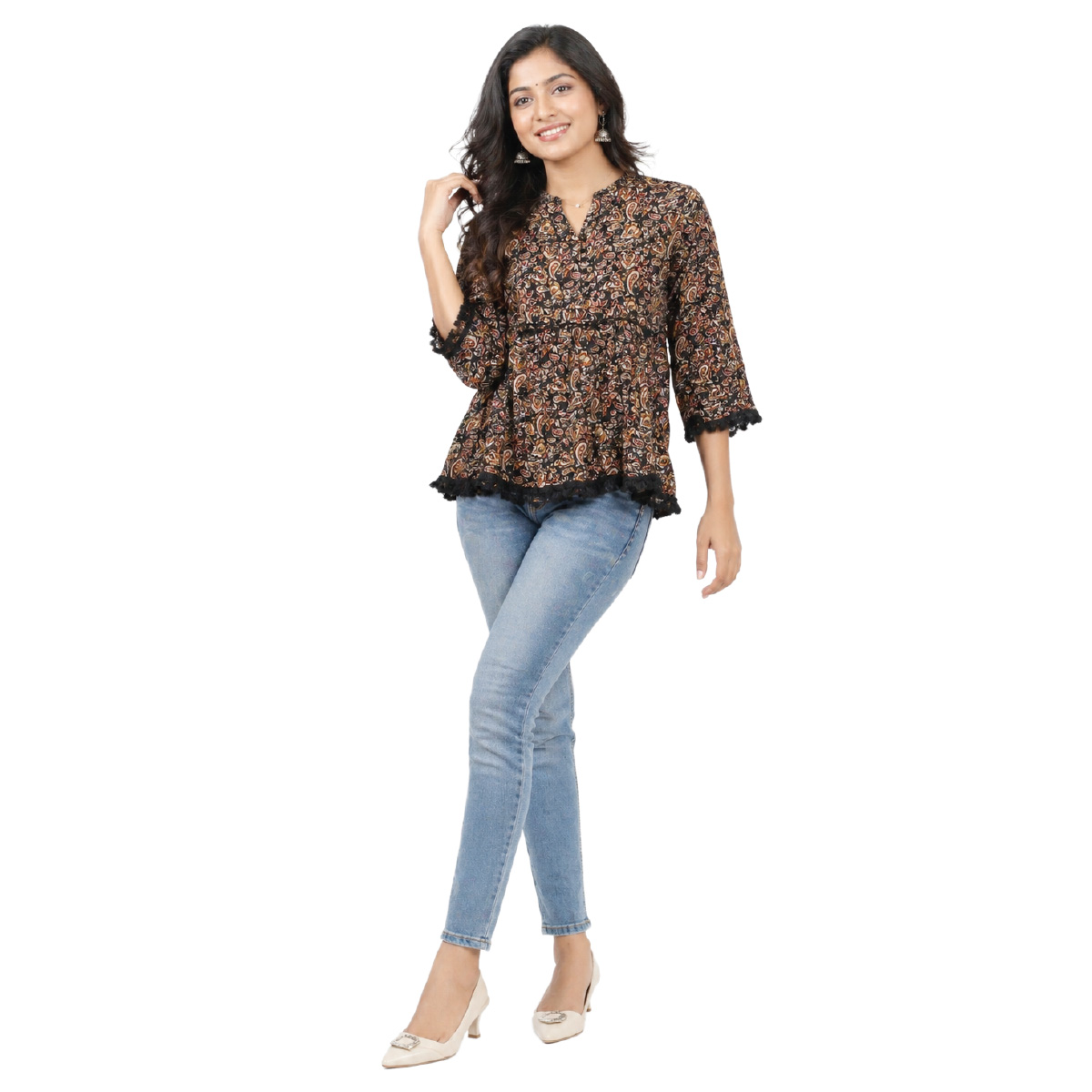 Ladies Fancy Printed Short Kurti