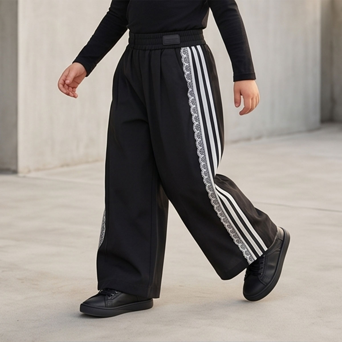 Girls Cotton Pant Plain