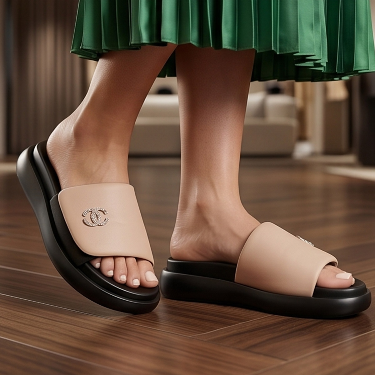 Ladies Flat Slippers