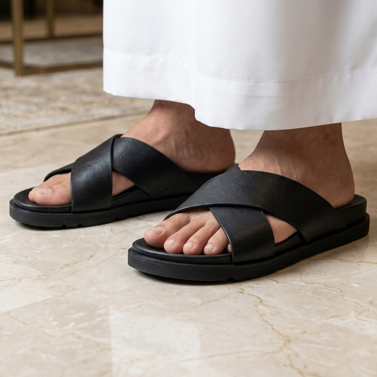 Men Coffee Slippers