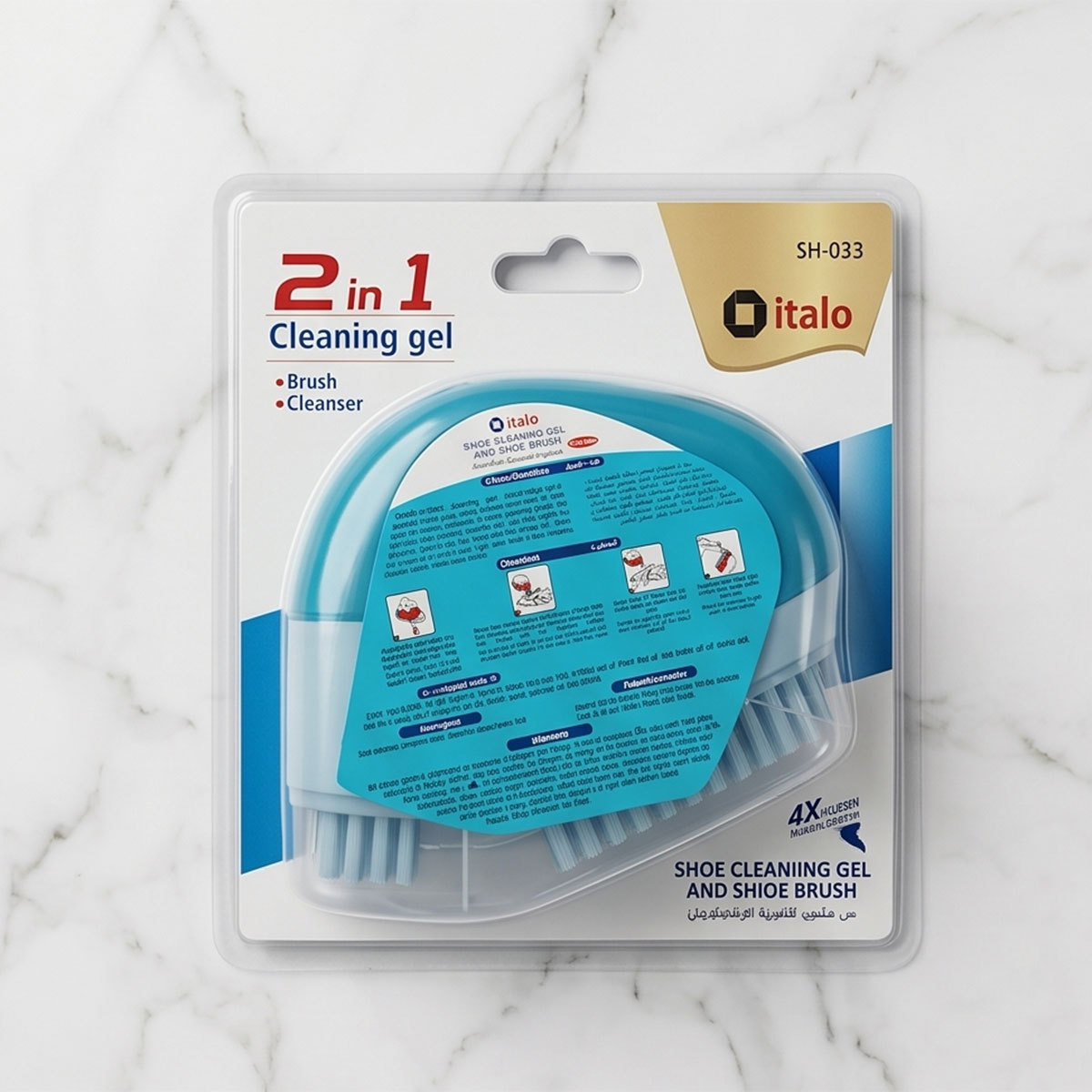 Italo Shoe Clean Gel Brush