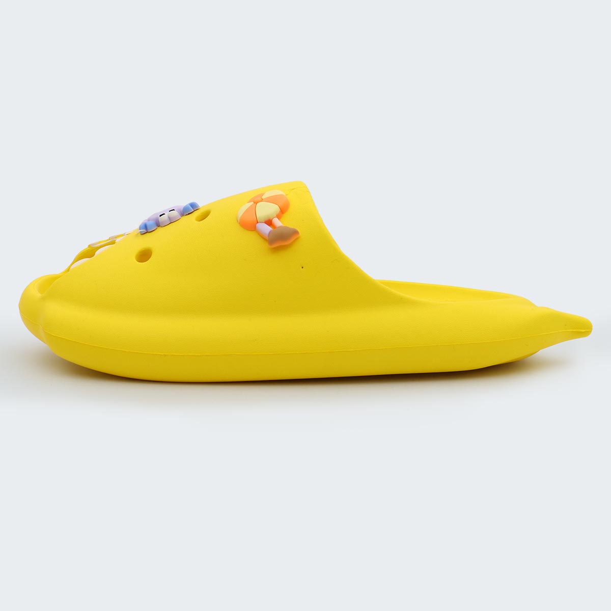 Girls Plastic Open-Toe Slippers