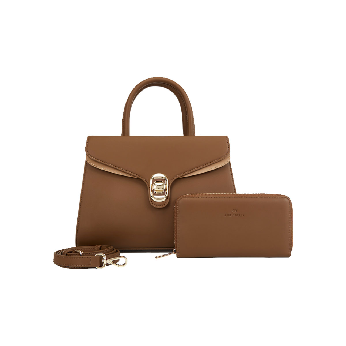 Ladies Plain Bag Set 2 Piece