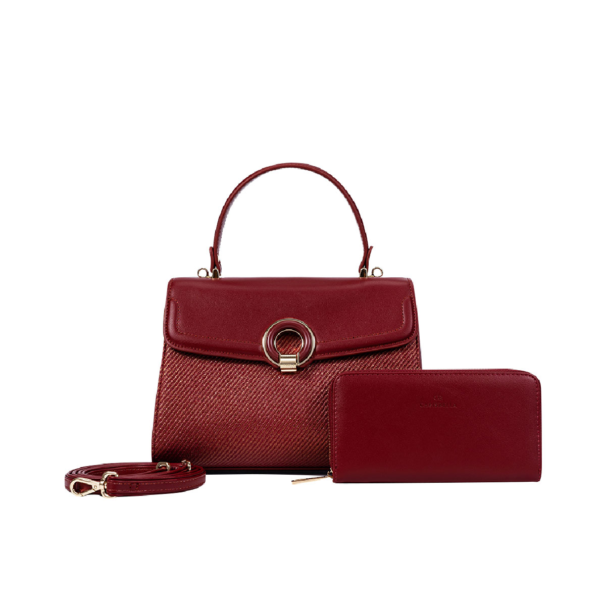 Ladies Plain Bag Set 2 Piece