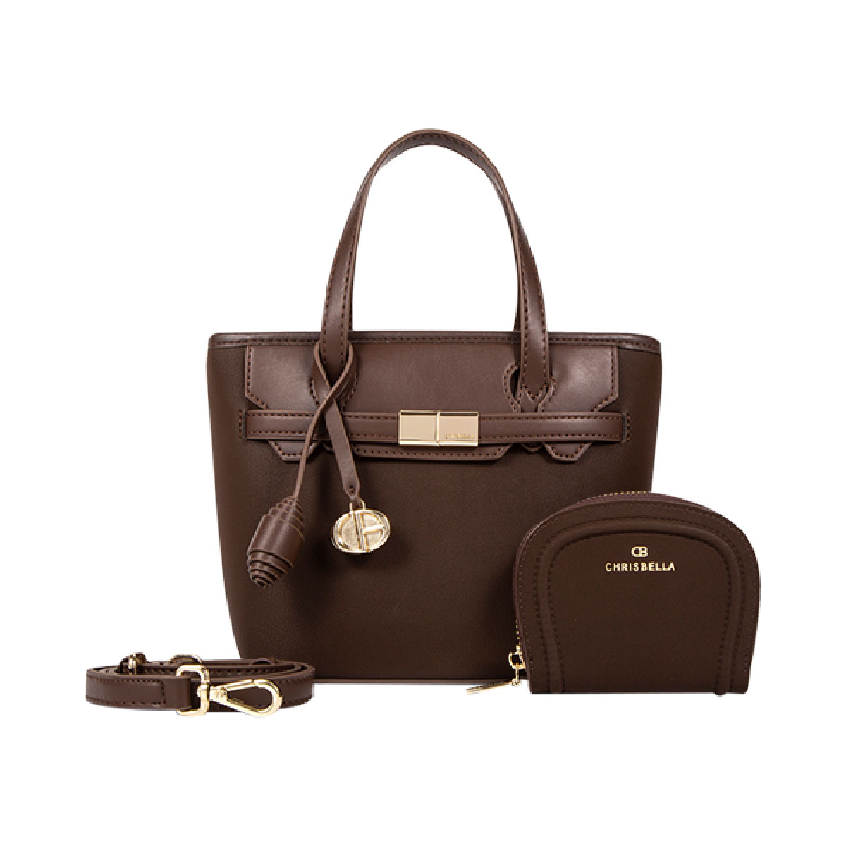 Ladies Plain Bag Set 2 Piece